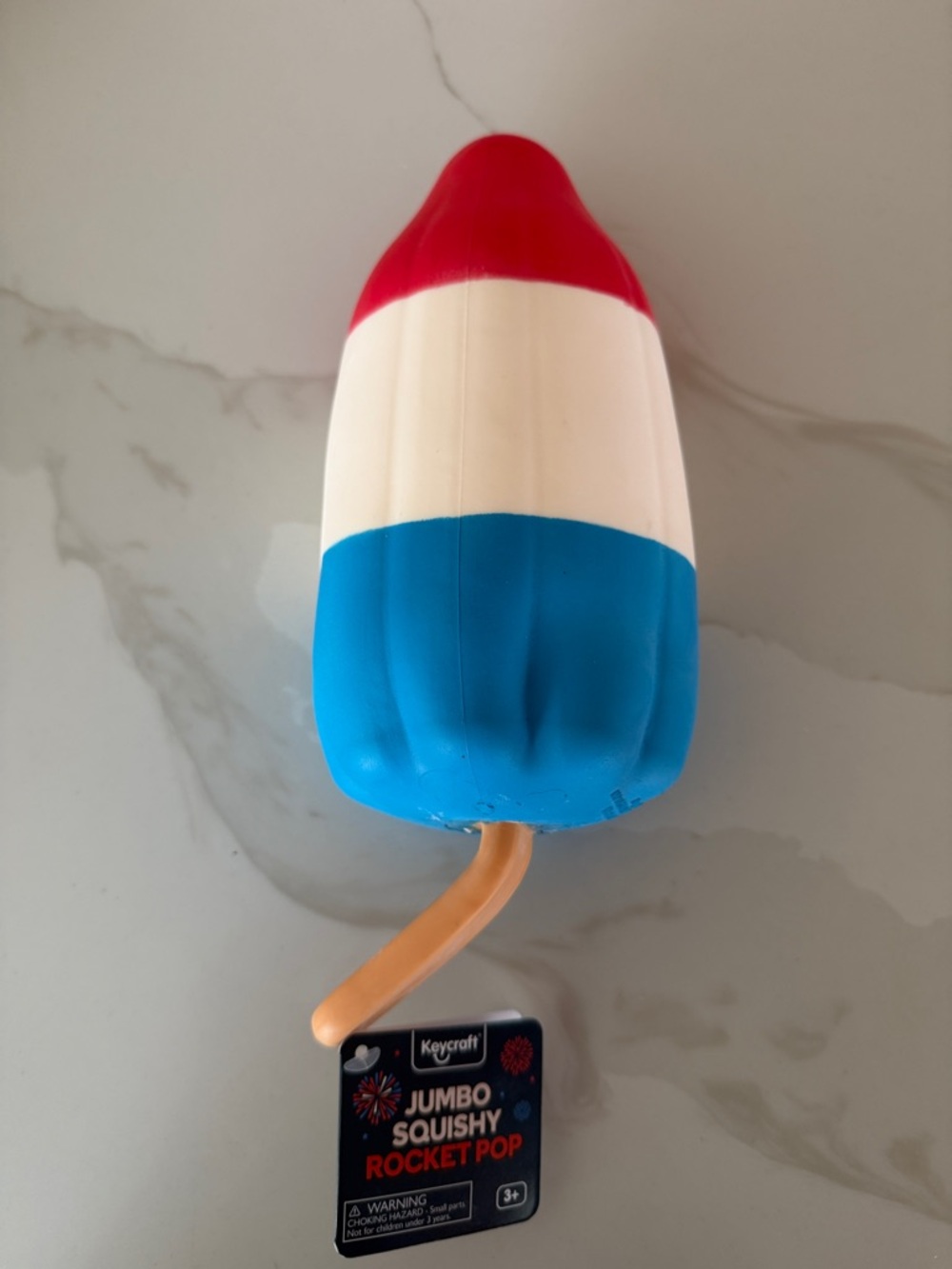 Jumbo Squishy Popsicle - Red White & Blue VIRAL